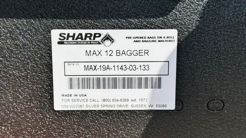 Sharp Packaging Systems Inc.  |   MAX 12 Bagger System