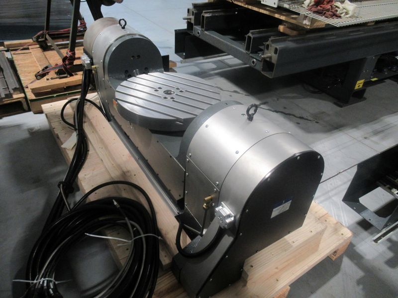 Haas TR-310 4th/5th Axis Trunnion Rotary Table, 500mm Work Platen, Sigma 7 with Cables And Connectors