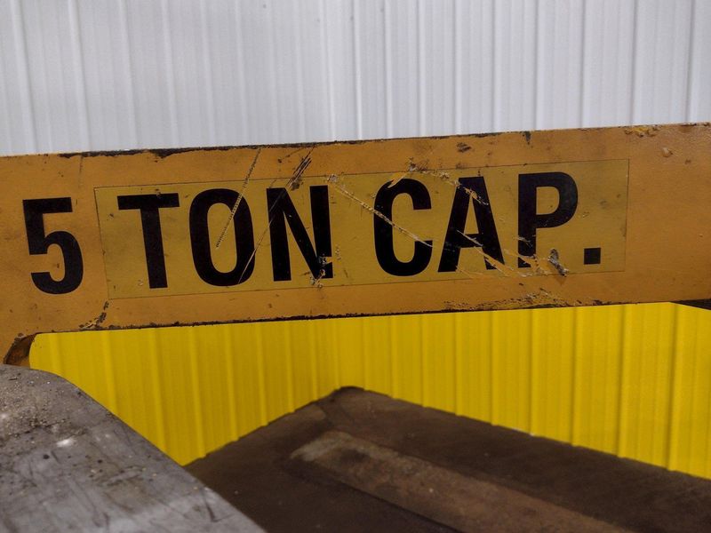 10,000 LB X 48" CALDWELL MODEL #82-5-48 C HOOK COIL LIFTER: STOCK #18875