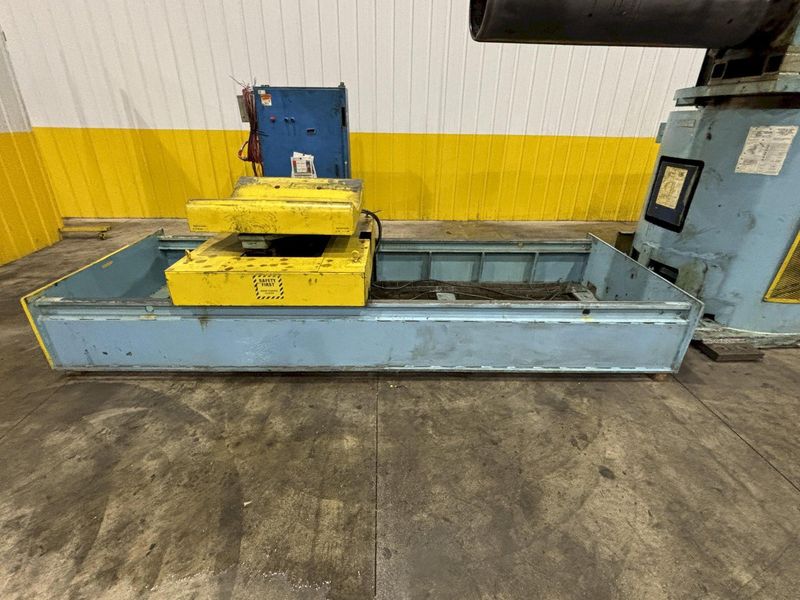 20,000 LBS X 60" ASC MODEL 20/25W DOUBLE END MOTORIZED COIL REEL UNCOILER WITH ASC 30M COIL CAR: