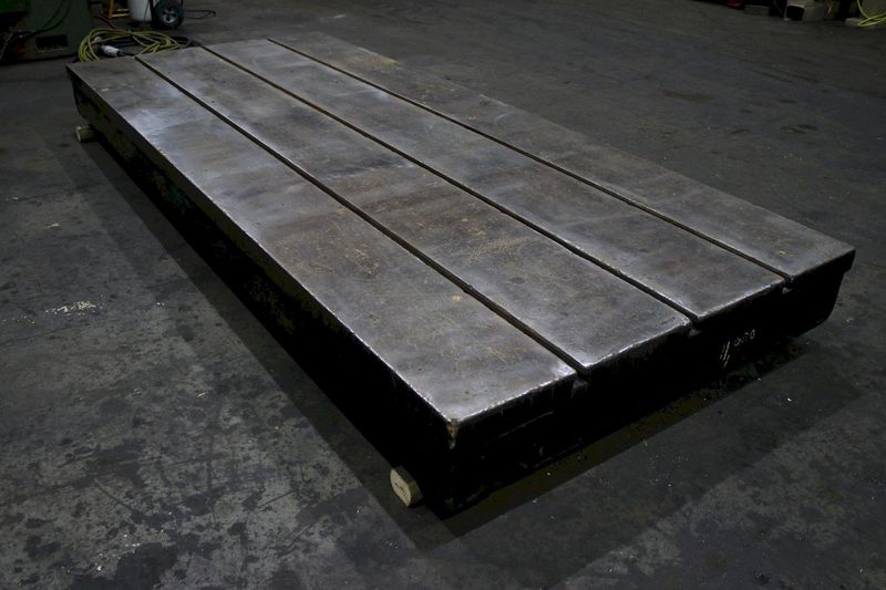 5' X 12' GIDDING & LEWIS T SLOTTED FLOOR PLATE: STOCK #74797