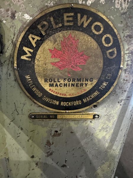 8 TON MAPLEWOOD 4 POST CUTOFF PRESS: STOCK #77508