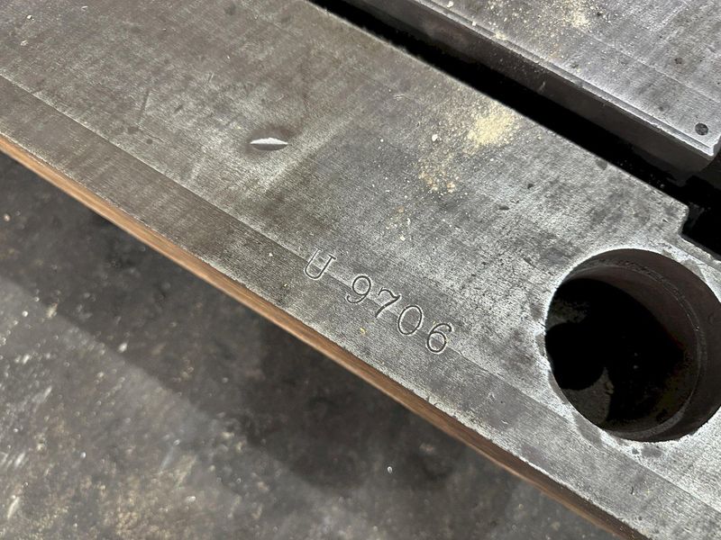 66" X 62" X 6" LAKE SHORE T-SLOTTED FLOOR PLATE: STOCK #78749