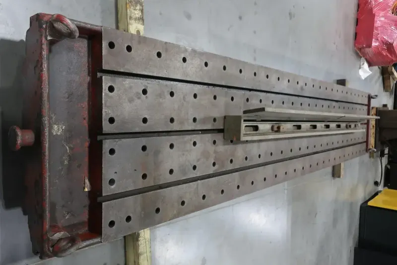 1-3/8" T-Slot Table Fixture Plate 12'3" x 31" x 4"