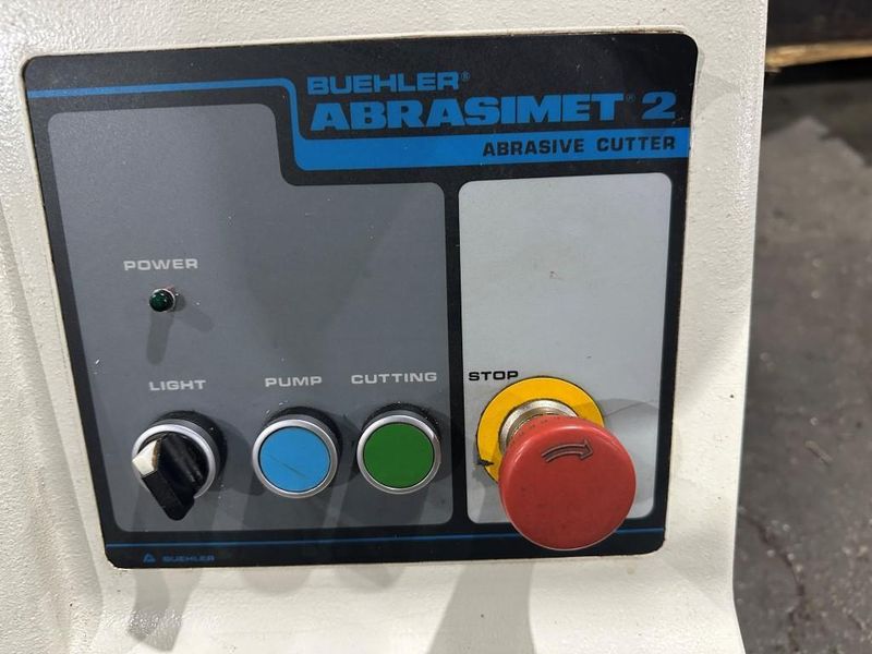 10" Buehler Abrasimet 95C-1800-260 Manual Precision Abrasive Metallurgical Lab Saw