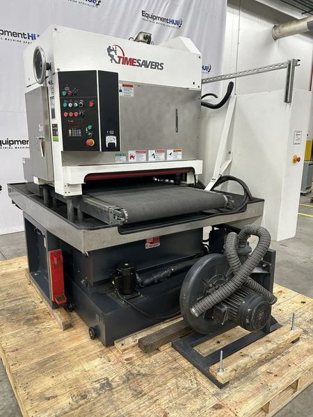 Timesavers LYNX 37MWT-D-60 37″ Wet Wide Belt Finishing / Deburring Machine (2024)