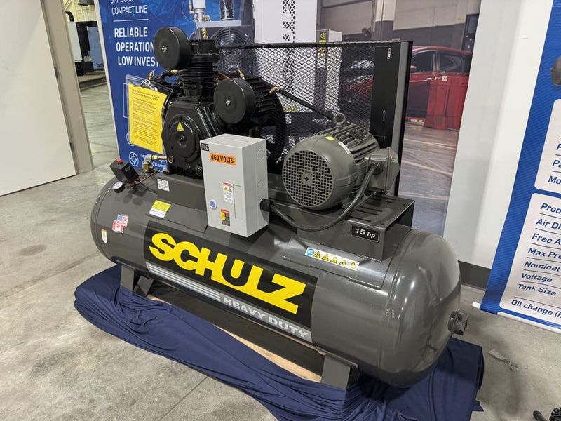 Schulz 15120HW60X-3 15 HP Piston Air Compressor (New)