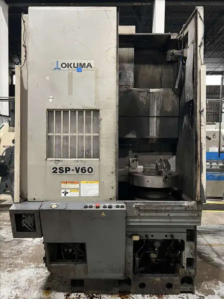 Okuma 2SP-V60 Twin Spindle CNC Vertical Turret Lathe. 24" Chucks. New-2006