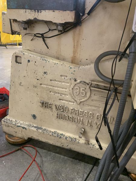 35 TON V & O HI-SPEED OBI PRESS; 2" STROKE X 250 SPM: STOCK #10110