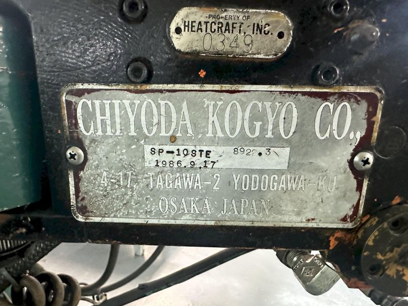 10 MM CHIYODA MODEL #SP-10 TUBE BENDER: STOCK #20127