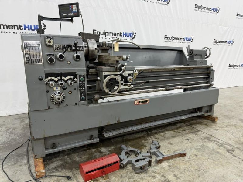 Atrump 1760 17″ x 60″ Gap Bed Engine Lathe w/ Newall Topaz DRO
