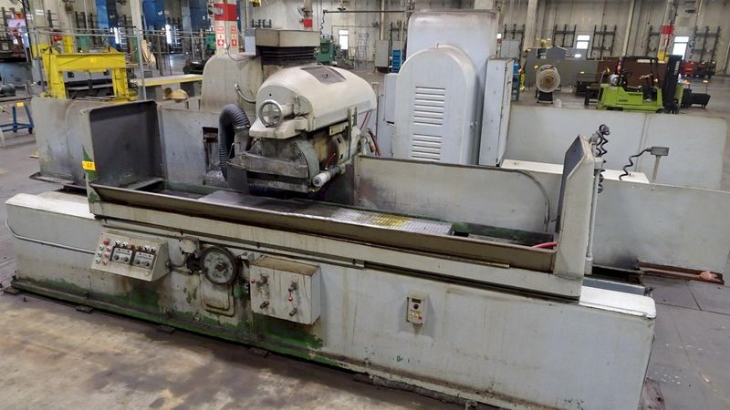 18' X 84' THOMPSON MODEL C HYDRAULIC SURFACE GRINDER: STOCK 70683