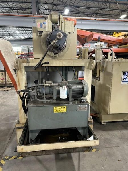 15,000 lbs. x 42" Dallas Coil Reel and Dallas Powered Straightener Available For Sale!
