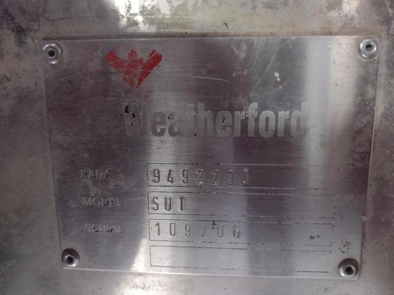 10" WEATHERFORD MODEL "SUT" PORTABLE PIPE HYDRDAULIC BREAK-OUT & BUCKING MACHINE: STOCK #18037