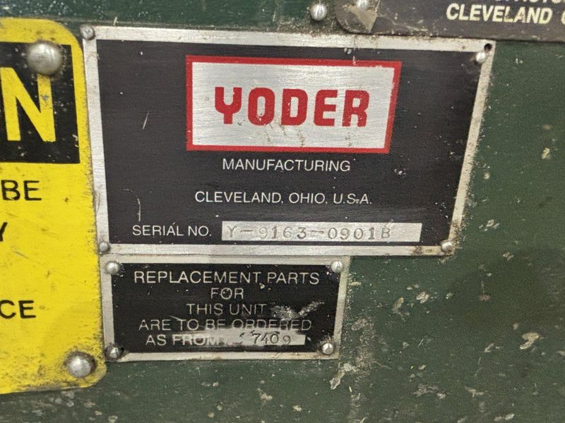 6 STAND X 2" YODER MODEL Q-150 U JOINT DRIVE RAFTED ROLLFORMER, W/ 7 RAFTS & 42  STANDS: STOCK #