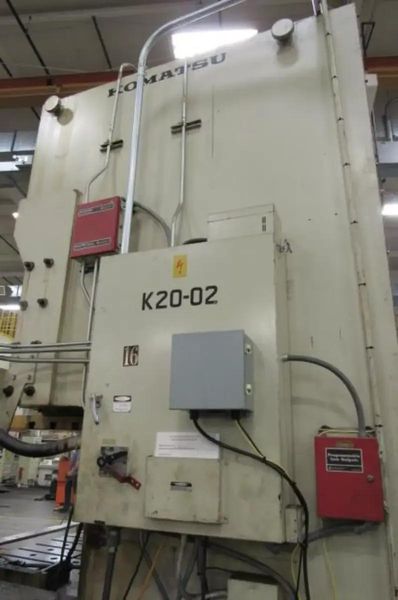 220 TON KOMATSU DOUBLE CRANK GAP FRAME PRESS