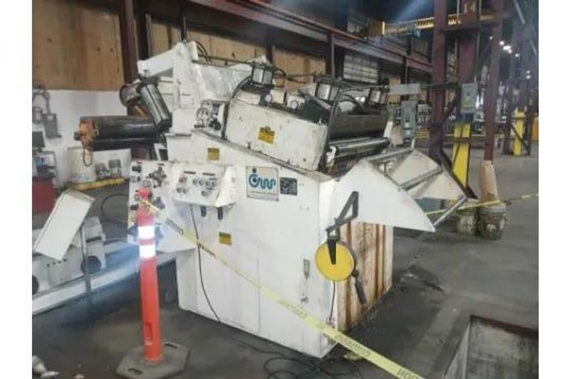 12,500 LB X 36" X .125" CWP UNCOILER STRAIGHTENER COMBO
