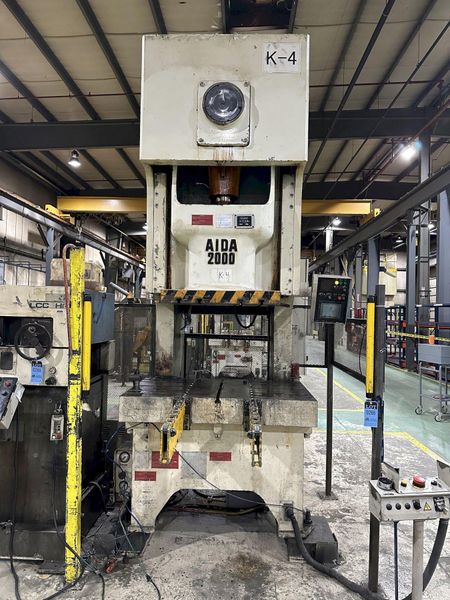 220 AIDA GAP FRAME STAMPING PRESS