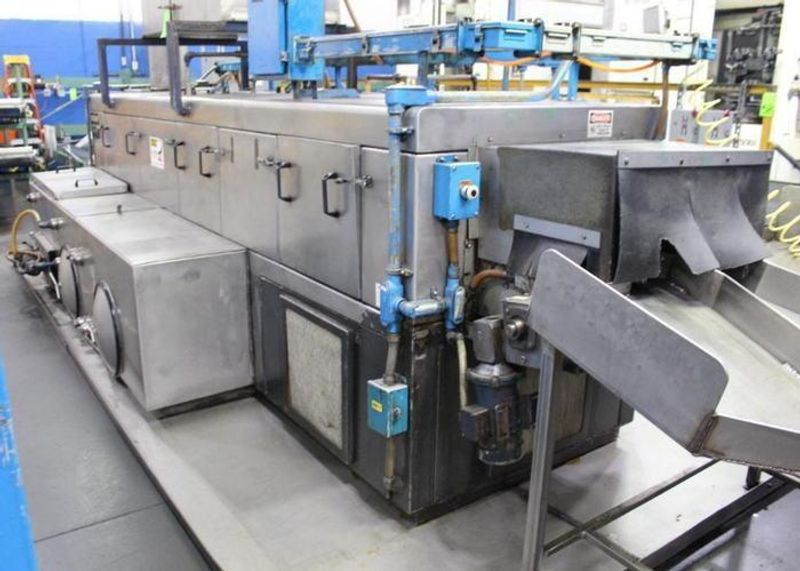 24" W x 12" H MIDBROOK 3 Stage Parts Washer, Elect Heated Wash/Rinse, Regen B/O
