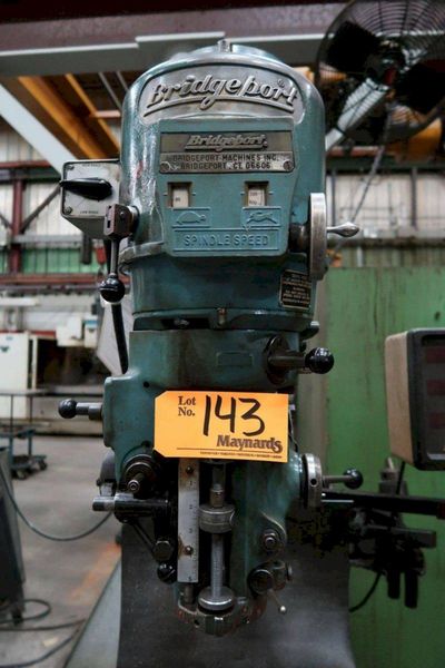 1 1/2HP BRIDGEPORT 2J VERTICAL MILLING MACHINE