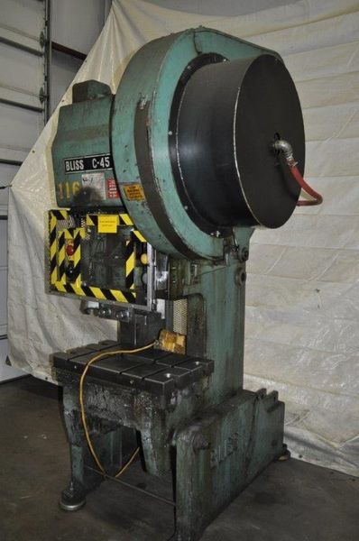 45 TON BLISS  FLYWHEEL TYPE OBI PRESS