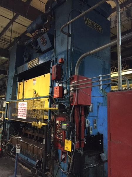 600 TON VERSON SSDC PRESS