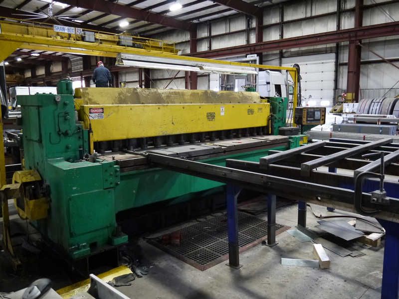 10' x 3/8" WYSONG MECHANICAL SHEAR