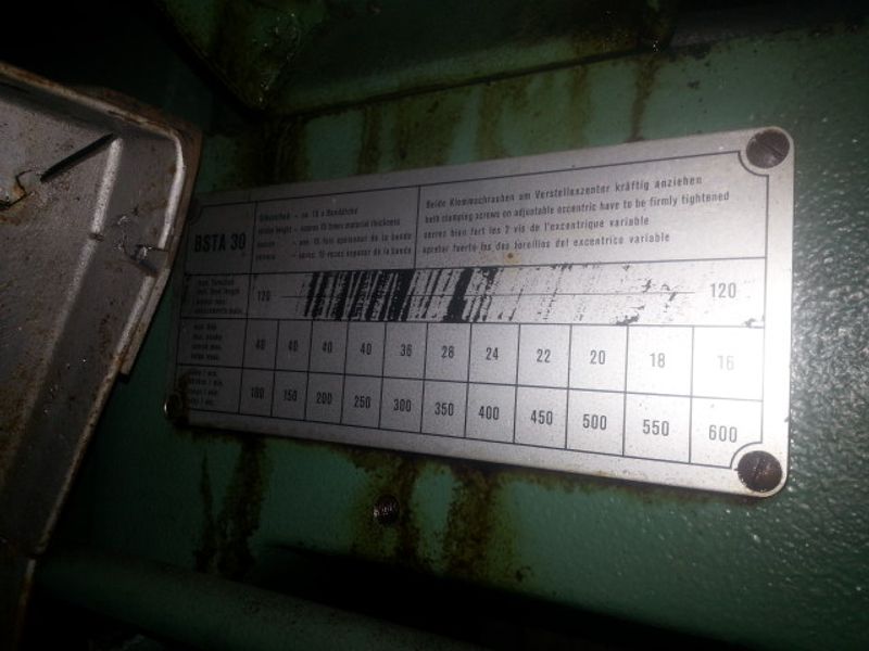 30 TON BRUDERER 3 POST HIGH SPEED PRESS