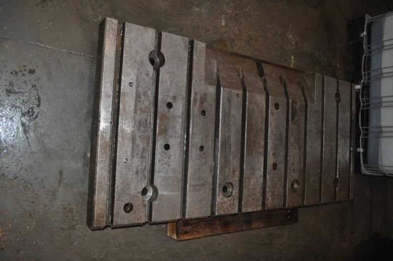 64-1/2" x 30" x 4" T-SLOTTED BOLSTER PLATE