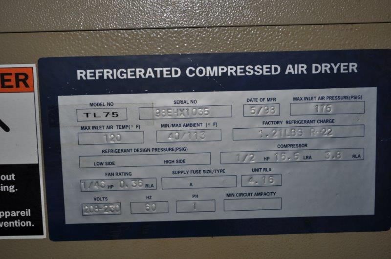 GENERAL PNEUMATICS AIR DRYER
