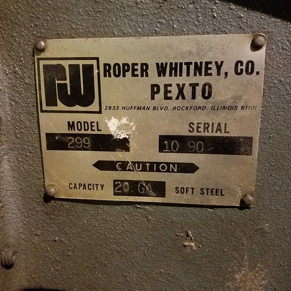 20ga PEXTO CIRCLE SHEAR & BEADER
