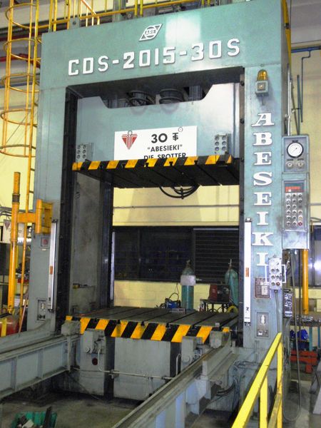 33 TON ABESEIKI SLIDING BED HYDRAULIC DIE SPOTTING PRESS