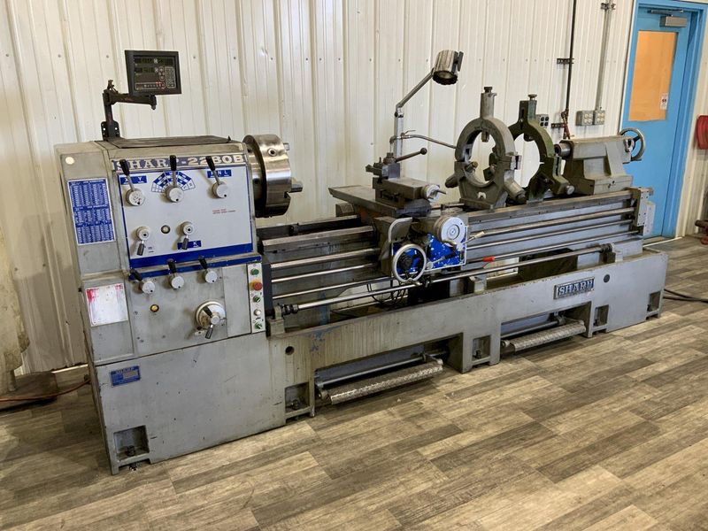 22" X 80" SHARP MODEL #2280B PRECISION GAP BED ENGINE LATHE: STOCK #80591
