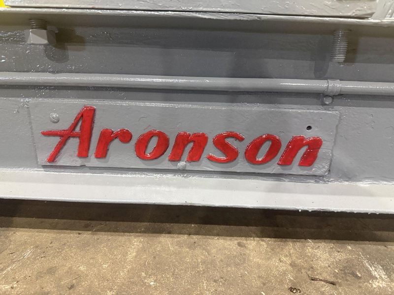 20,000 LB (10 TON) ARONSON MODEL #WRD10 POWERED TANK TURNING ROLLS, DRIVE & IDLER: YOBRO #25144
