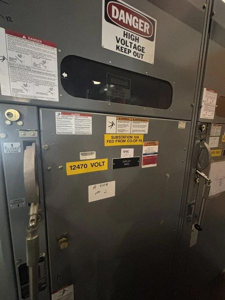 15kv Square D Hvl Load Current Interrupter Switch 600 Amp Fusable