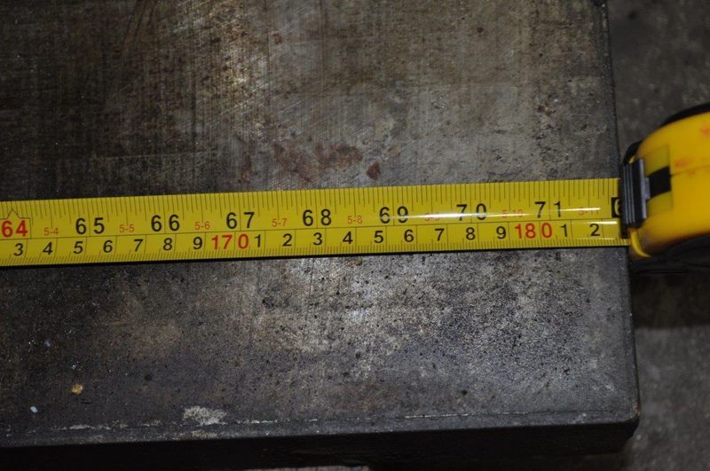 72" X 48" x 3" Bolster Plate