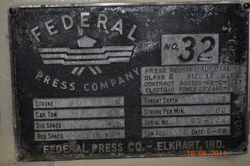 32 Ton Federal OBI Press