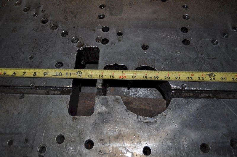 36" X 25" X 3" Bolster Plate