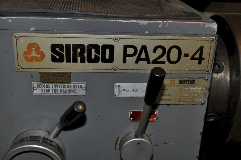 20" x 72" SIRCO GAP BED ENGINE LATHE