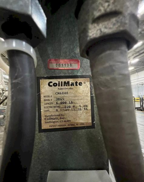 6000 LB COILMATE PALLET DECOILER