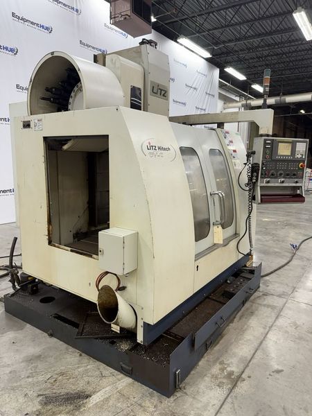 Litz Hitech CV-800 Vertical Machining Center w/ 4th Axis Rotary Table