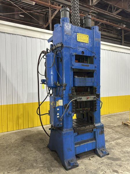 600 TON MINSTER MODEL #90-600 KNUCKLE JOINT PRESS 4.5" STROKE: STOCK #23669