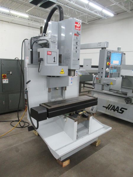 Haas TM-1 CNC Vertical Toolroom Mill, 30"X12"x16", 10 Station ATC, 4KRPM, Intuitive Programming