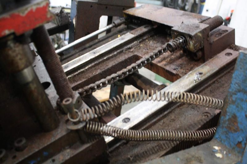15 TON (EST) TISHKEN INCLINE HYDRAULIC CUTOFF PRESS:  STOCK #67389