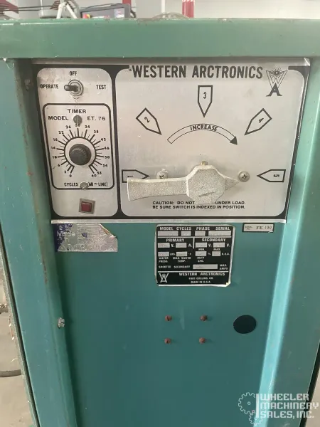 WESTERN ARCTRONICS 10 kVA Rocker Arm Spot Welder #8330 #1