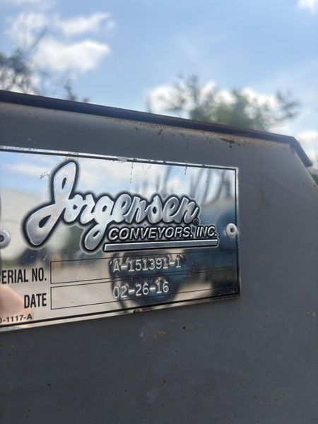 12" X 31' JORGENSEN CHIP CONVEYOR: STOCK #80461