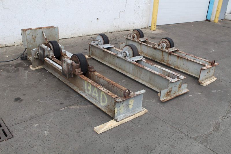 15 TON ARONSON TANK TURNING ROLLS 1 DRIVE & 2 IDLERS: STOCK # 72464