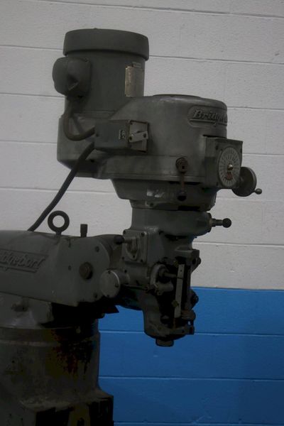 1-1/2 HP BRIDGEPORT VERTICAL RAM TYPE MILL: STOCK #75130