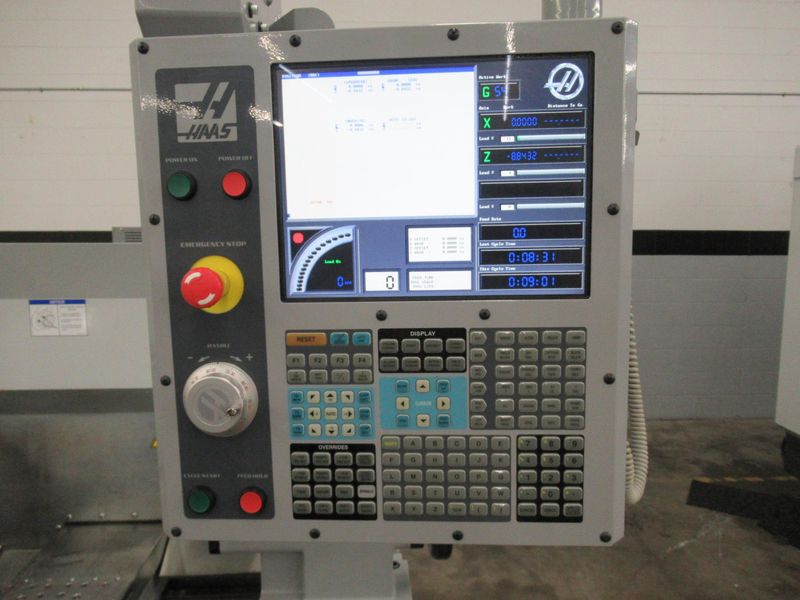 Haas TL-1 CNC Toolroom Lathe with Tailstock, 3-Jaw Chuck, Coolant Tank and Pump, New 2008