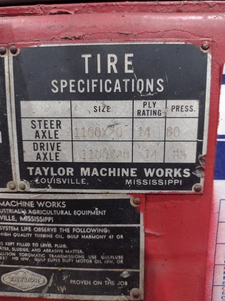 50,000 LB CAPACITY TAYLOR (EAGLE FRAME) MODEL #YS DETROIT DIESEL HEAVY DUTY FORKLIFT: STOCK #181